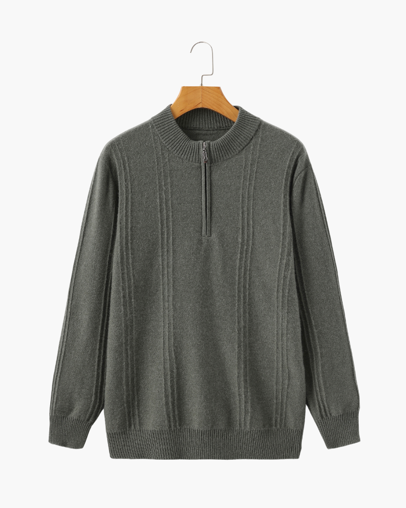 Maison Varlan™ | Pull Demi-Zip Chantilly