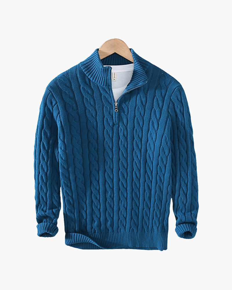 Maison Varlan™ | Pull Demi-Zip Collioure