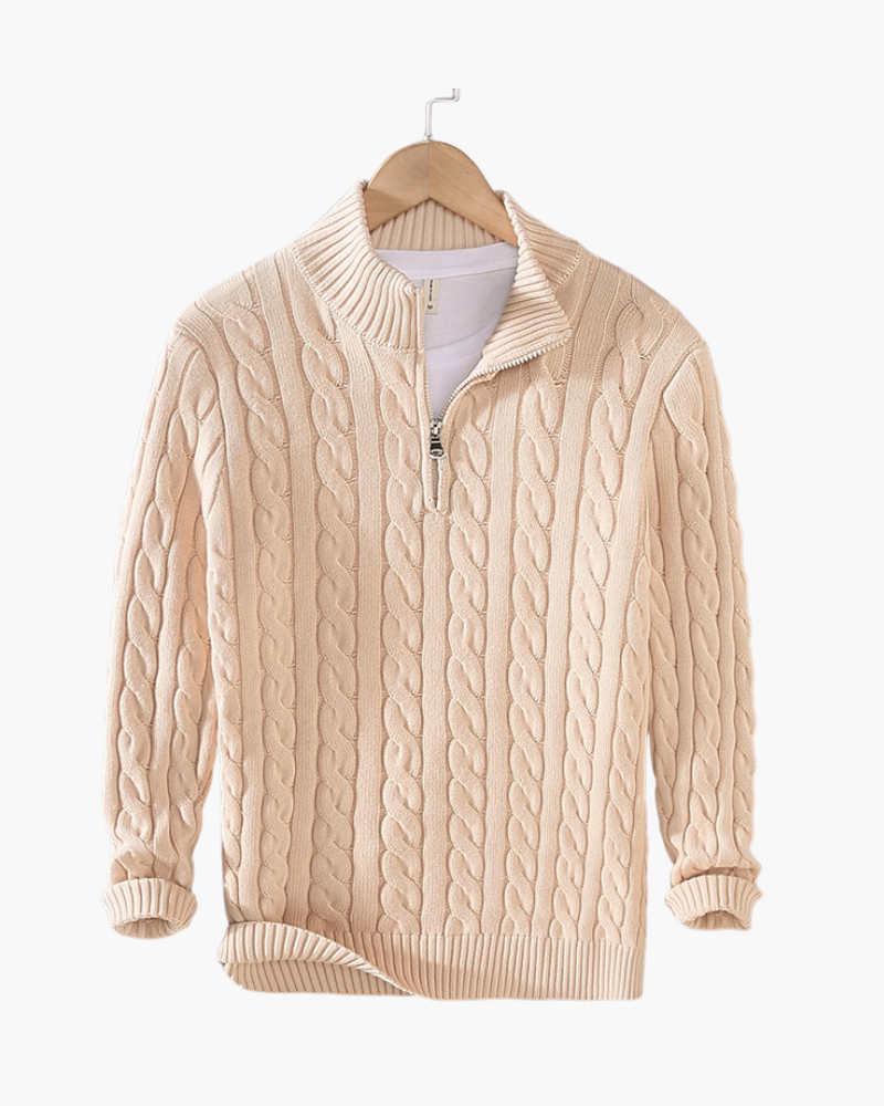 Maison Varlan™ | Pull Demi-Zip Collioure