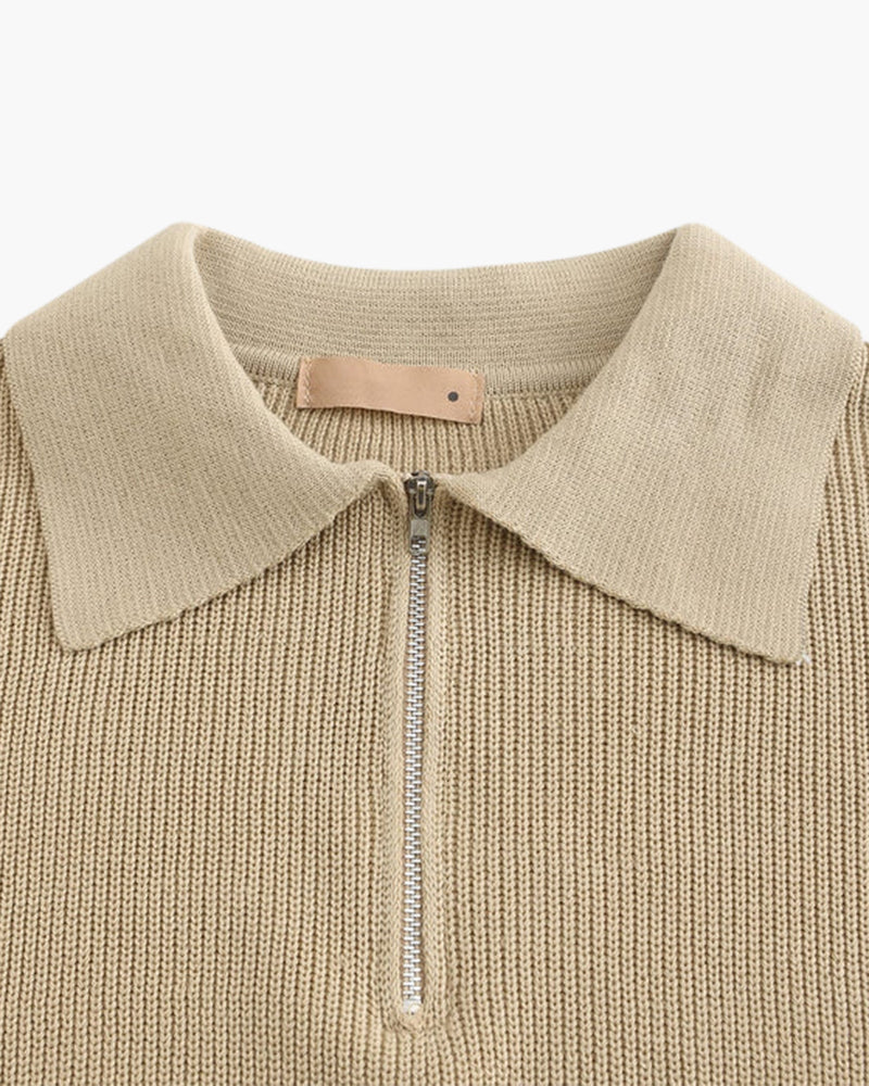 Maison Varlan™ | Pull demi-zip Aniane