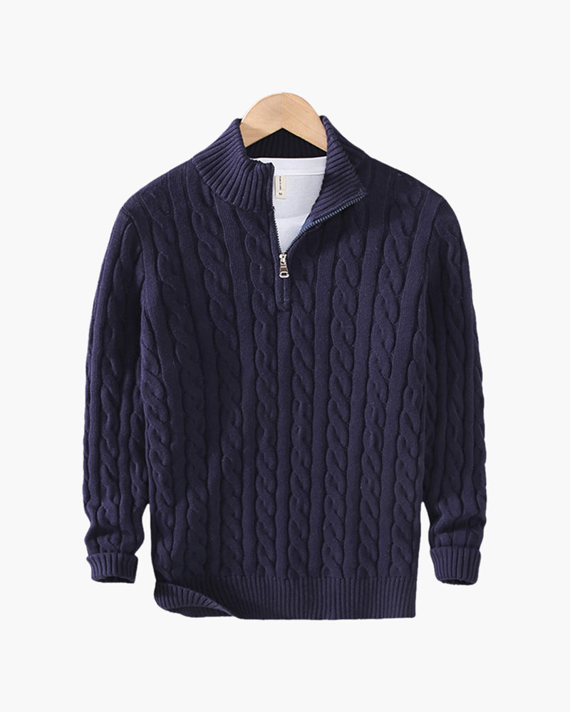 Maison Varlan™ | Pull Demi-Zip Collioure