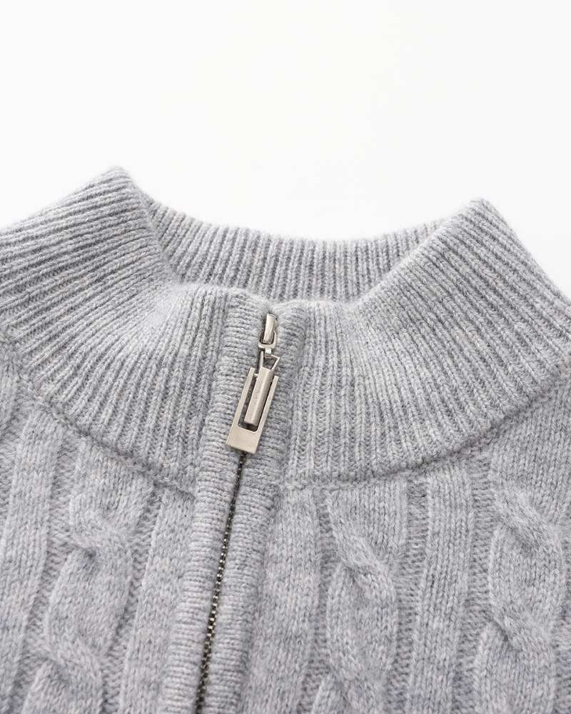 Maison Varlan™ | Pull Demi-Zip Aléria