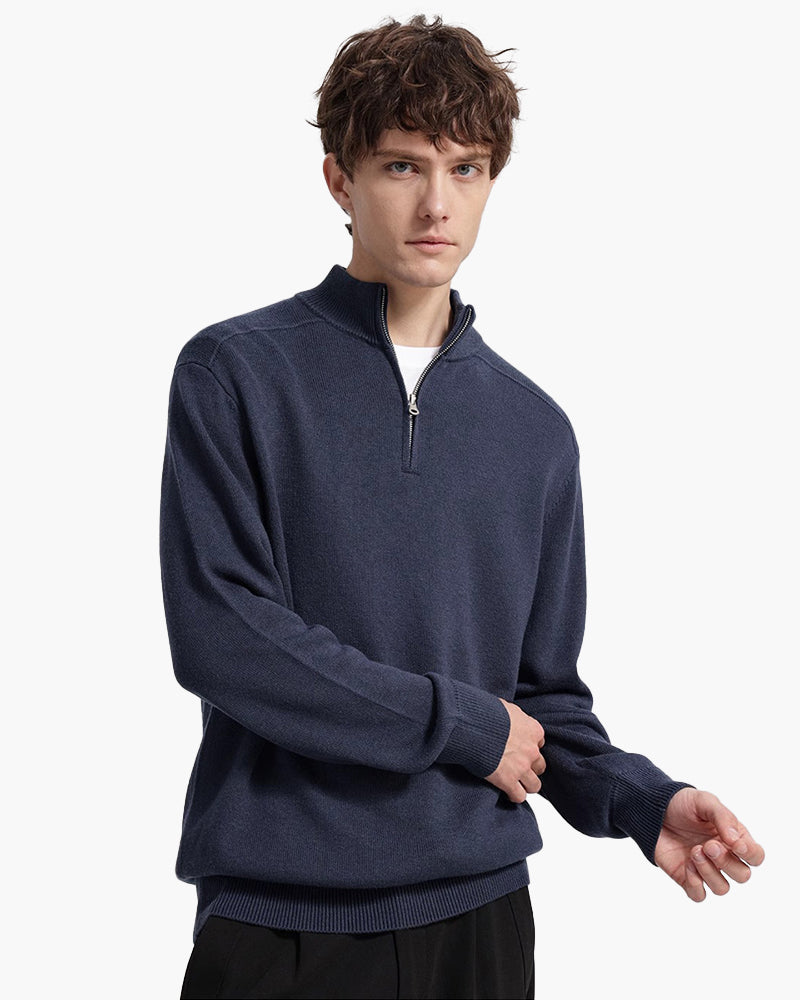 Maison Varlan™ | Pull Demi-Zip Avallon