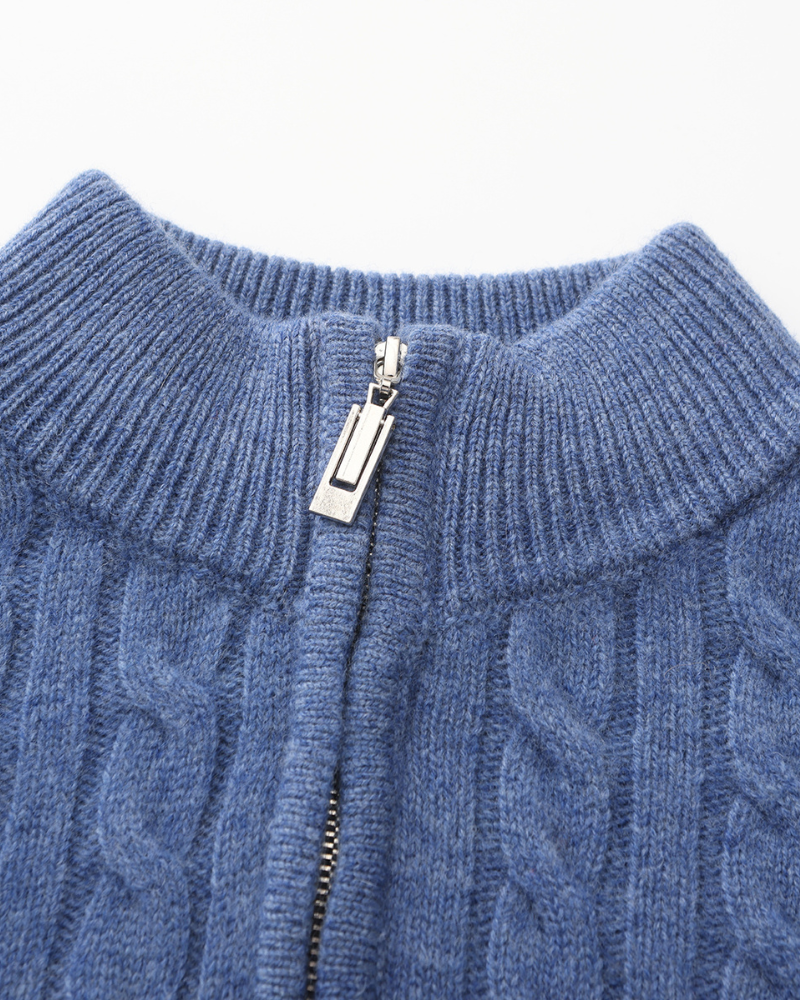 Maison Varlan™ | Pull Demi-Zip Aléria